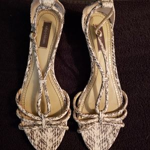 Woman's Ruby & Bloom snake print wedge